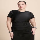 Slinky Dress W Buttons image number null