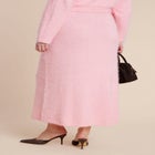 Fuzzy Maxi Sweater Skirt image number null