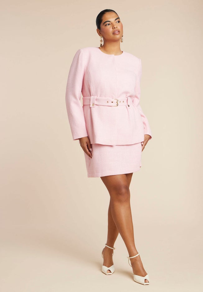 Belted Tweed Jacket image number 3