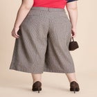 Plaid Culotte Trouser image number null