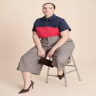 Plaid Culotte Trouser image number null