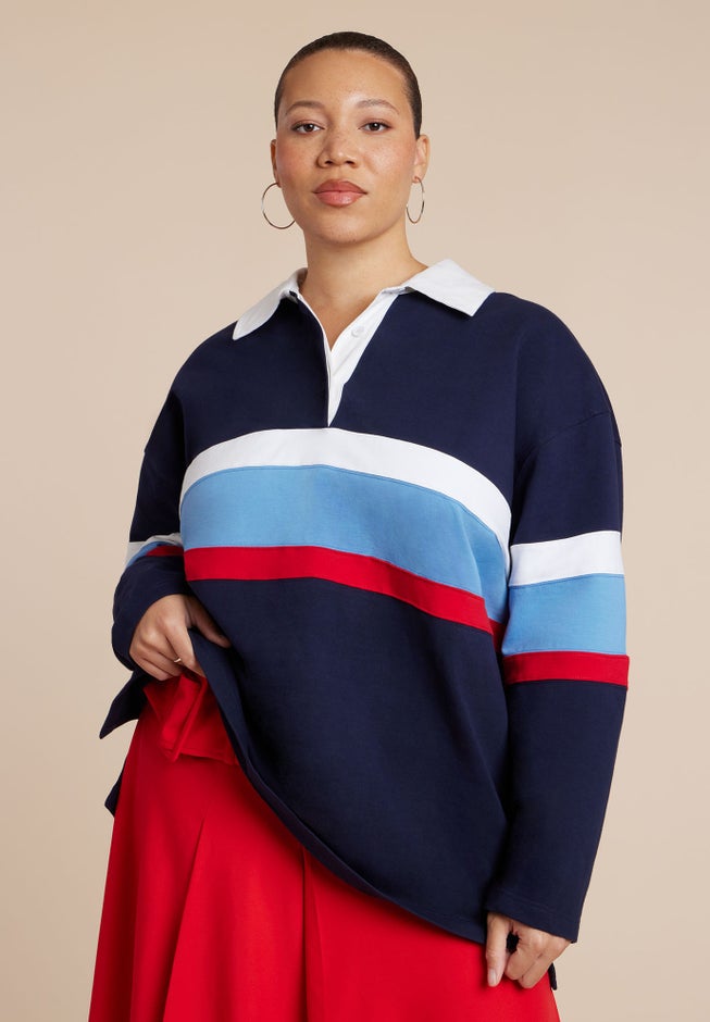 Striped Polo Shirt image number 1