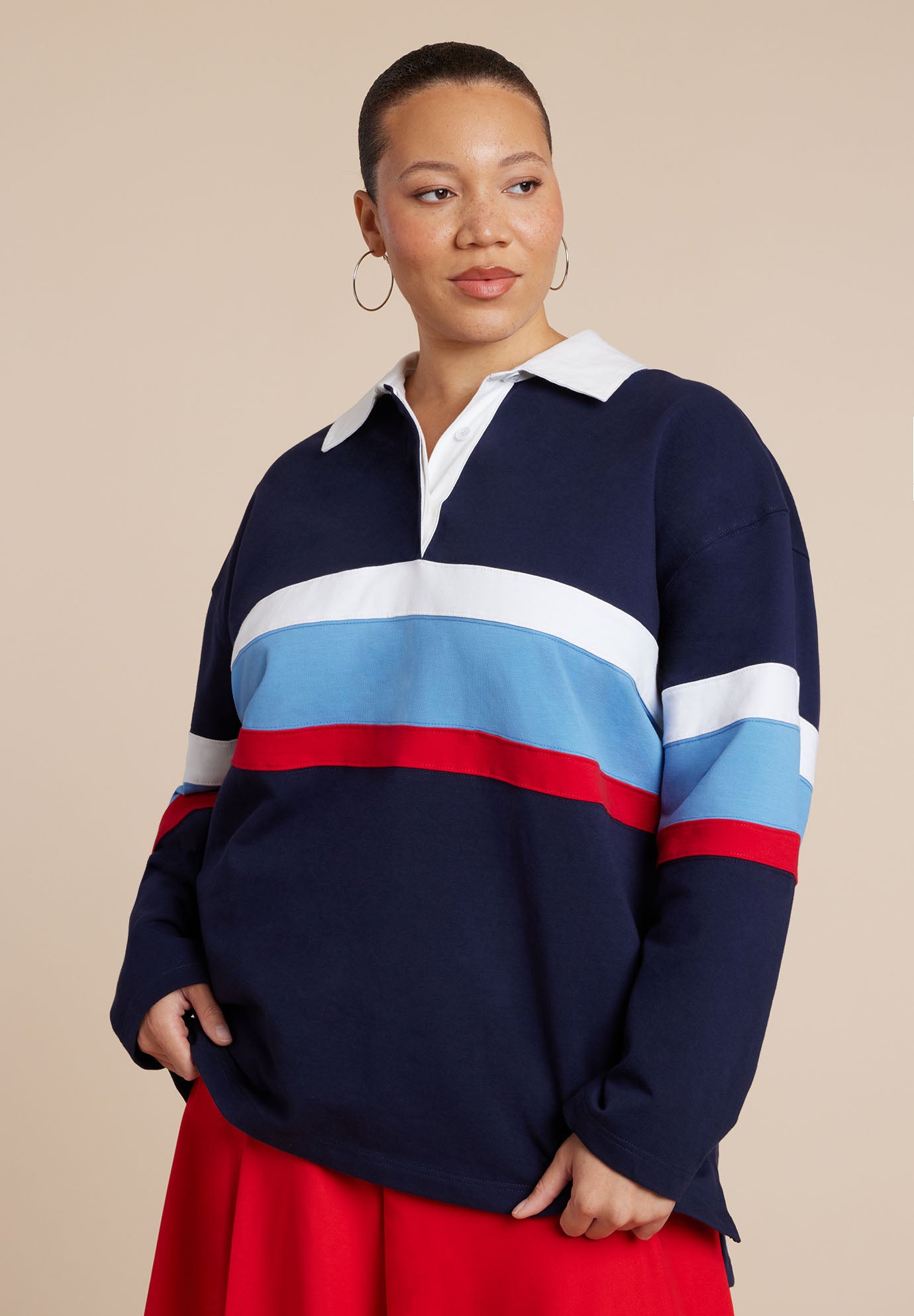 Striped Polo Shirt image number 2