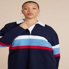 Striped Polo Shirt image number null