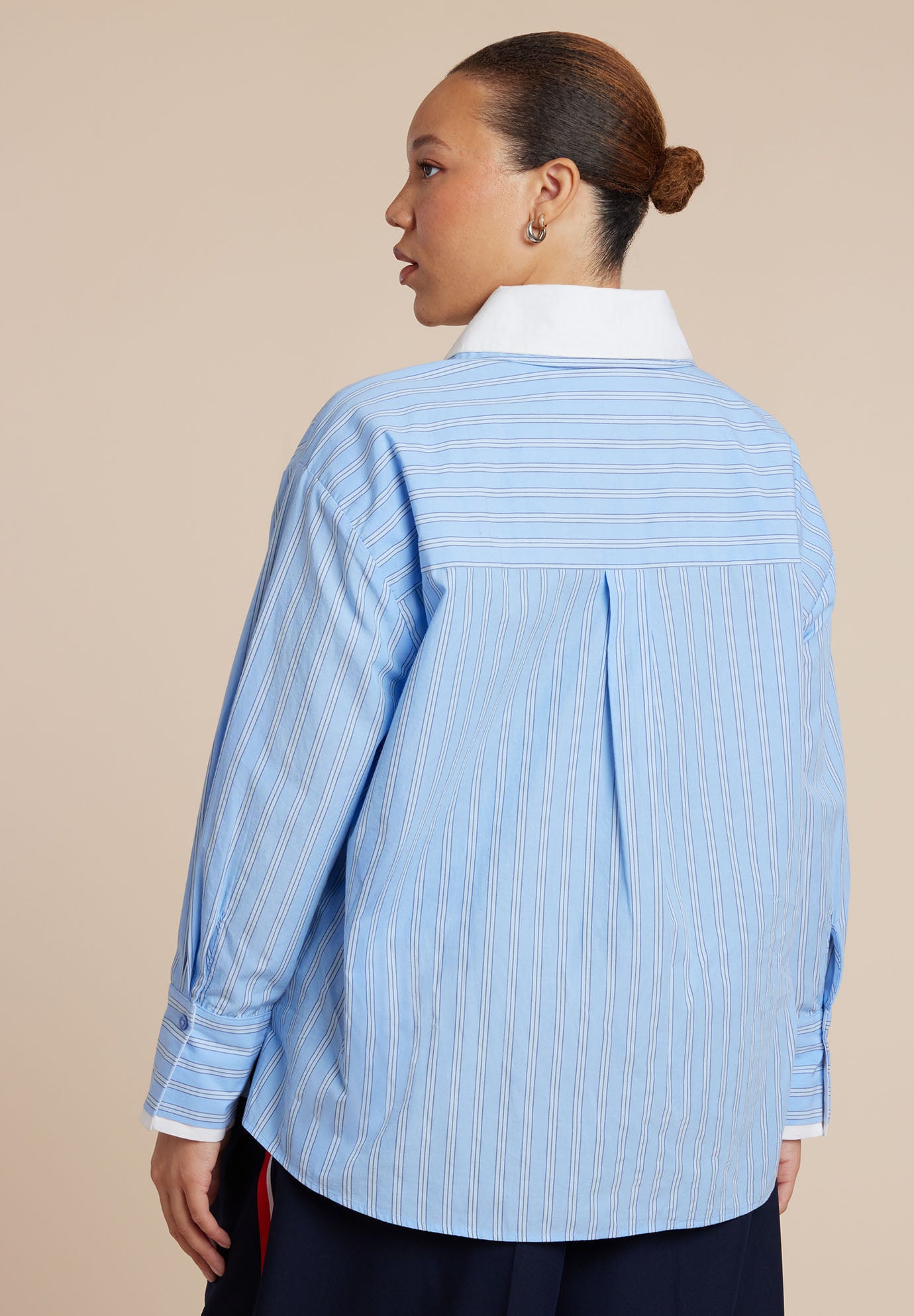 Double Collared Button Up Top image number 2