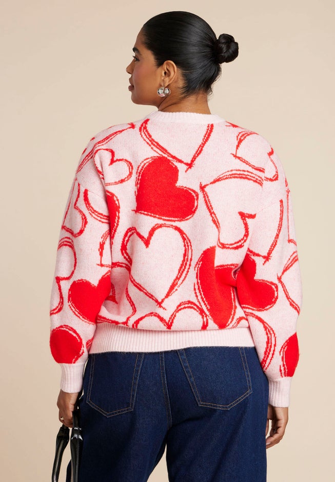 Scattered Heart Sweater image number 1