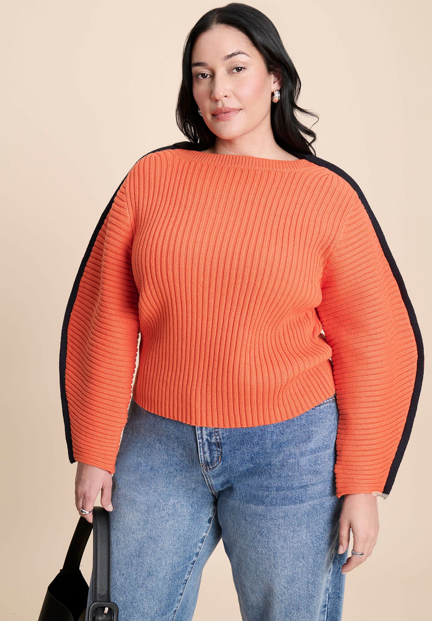 Rounded Sleeve Sweater image number 0