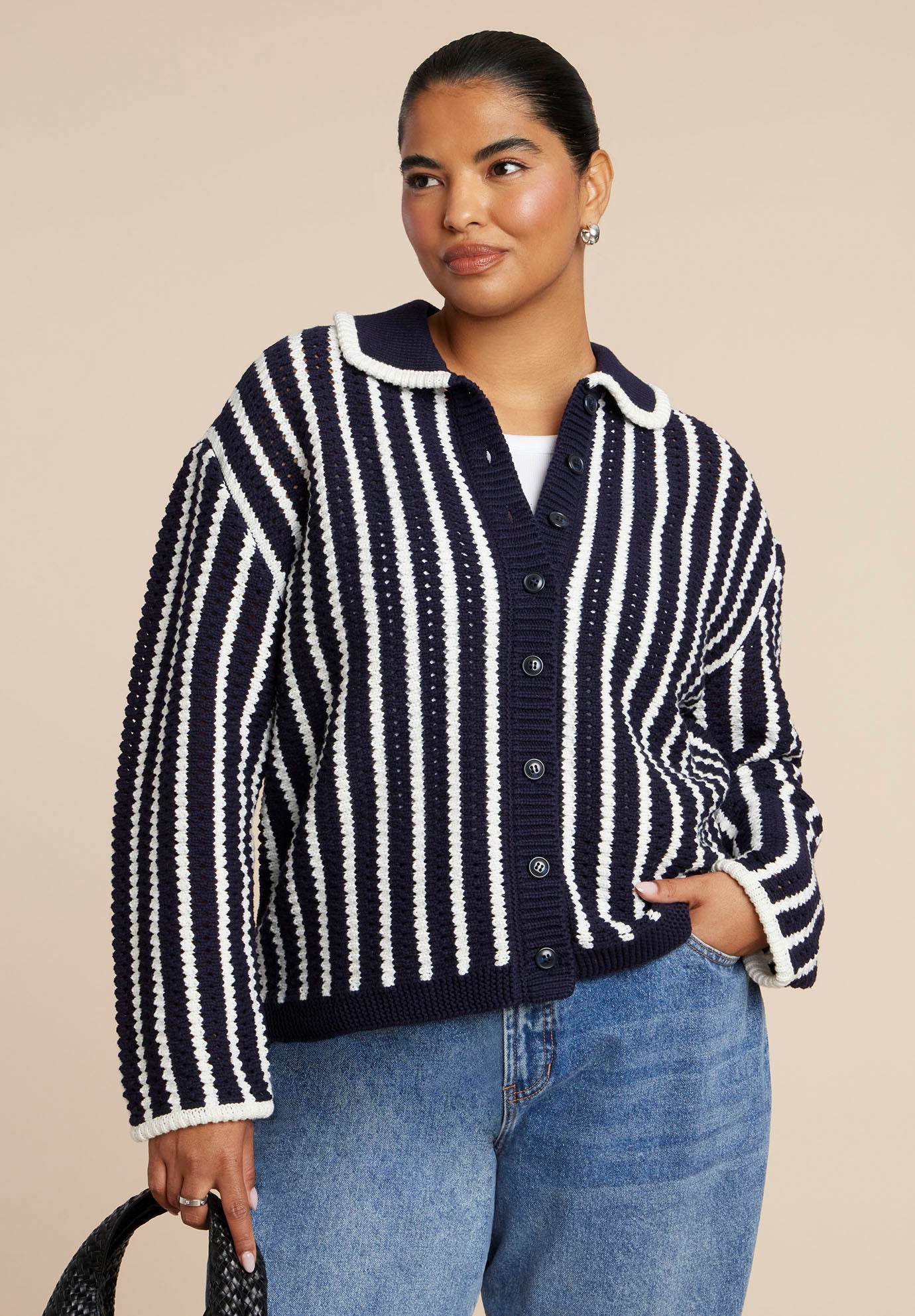Striped Cardigan image number 0