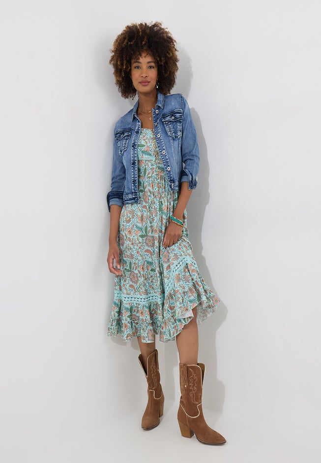 Sweetheart Midi Dress image number 4