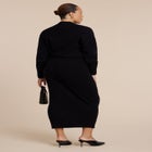 Wrap Sweater Maxi Dress image number null