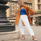 Classic Cotton Denim Straight-Leg Jean image number null