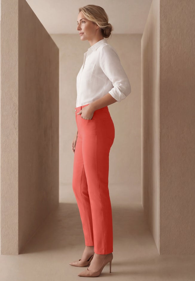 Classic Cotton Denim Straight-Leg Jean image number 1