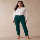 Classic Cotton Denim Straight-Leg Jean image number null