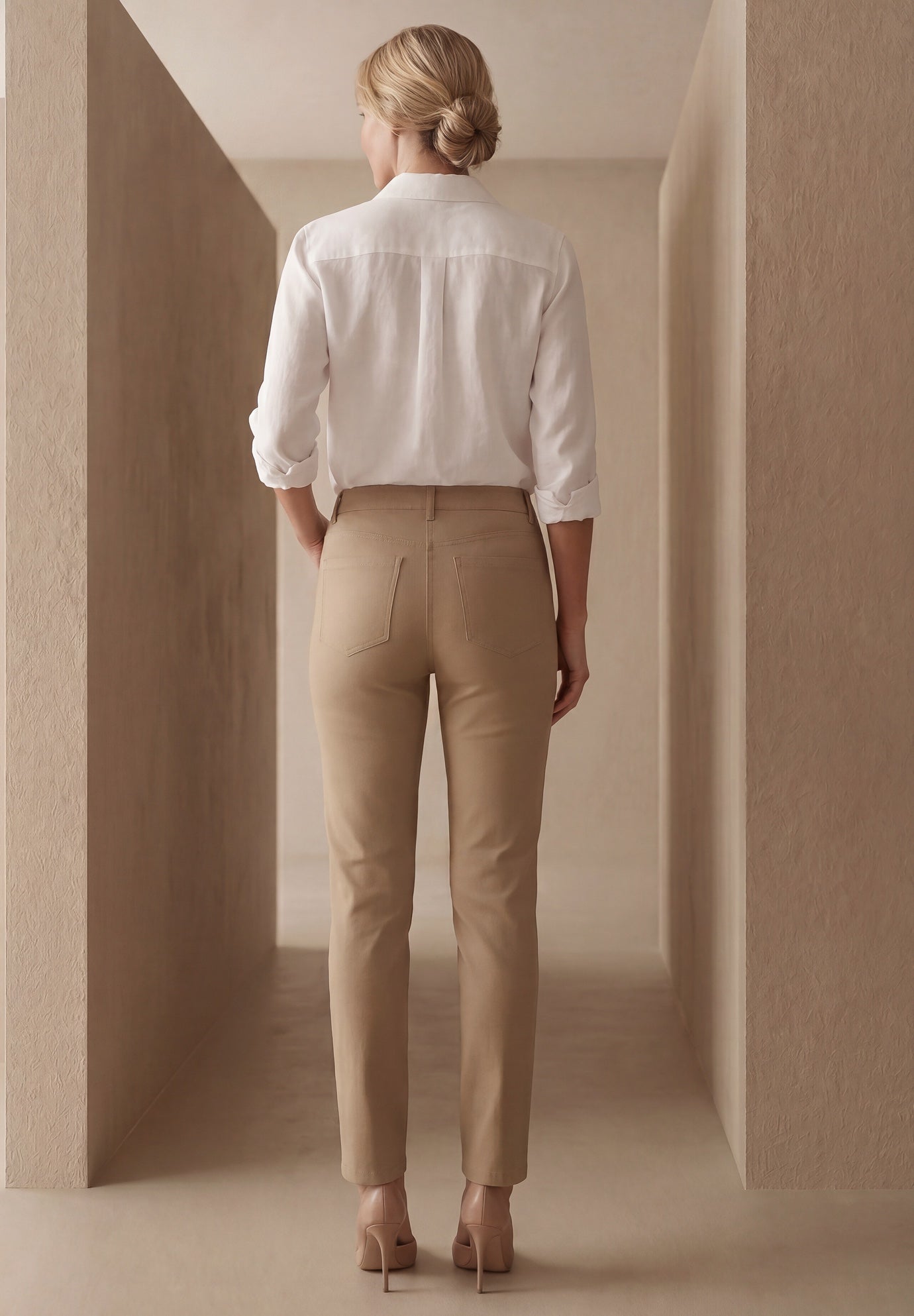 Classic Cotton Denim Straight-Leg Jean image number 2