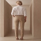 Classic Cotton Denim Straight-Leg Jean image number null