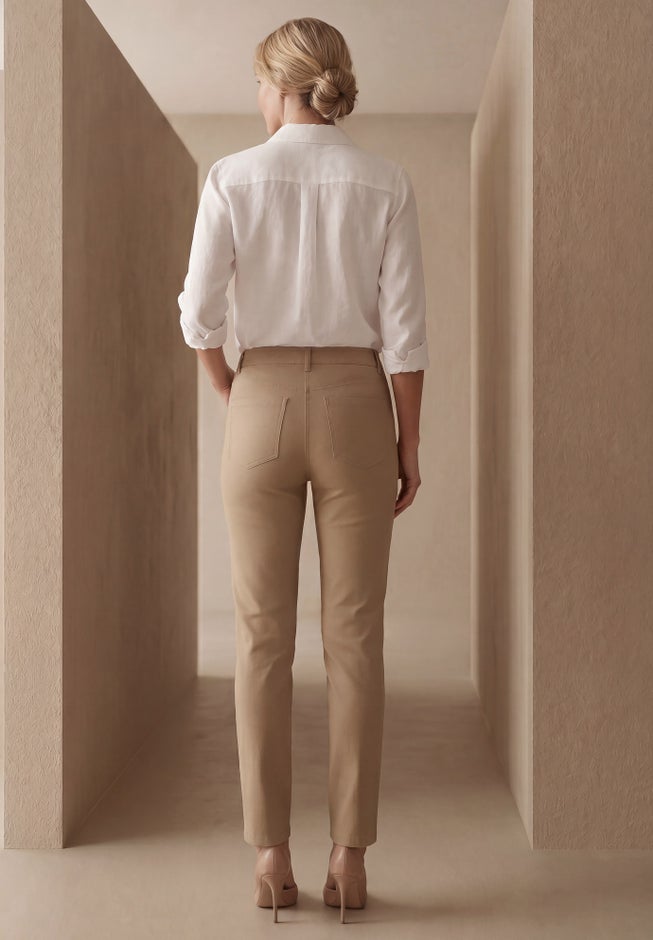 Classic Cotton Denim Straight-Leg Jean image number 2