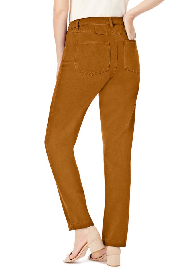 Classic Cotton Denim Straight-Leg Jean image number 1