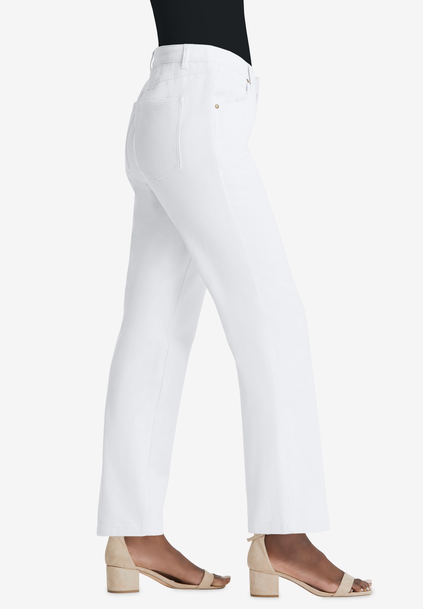 Classic Cotton Denim Straight-Leg Jean image number 3