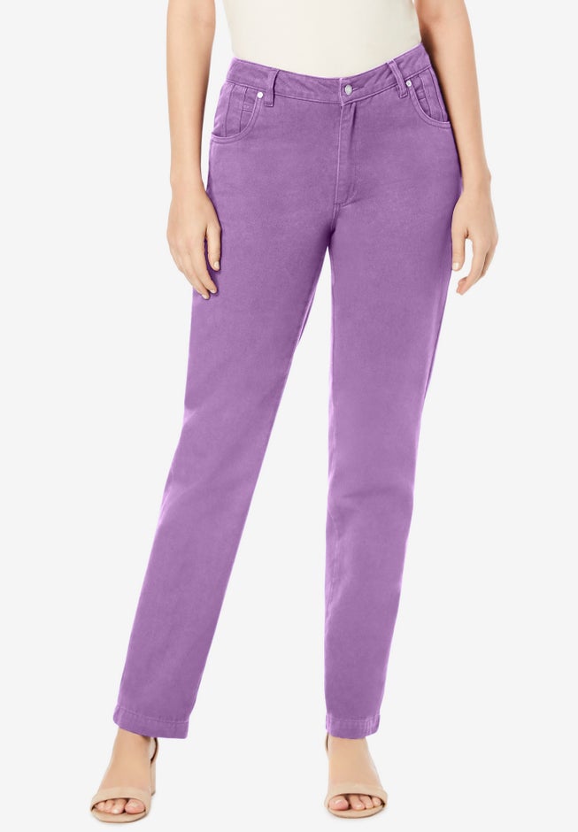 Classic Cotton Denim Straight-Leg Jean image number 0