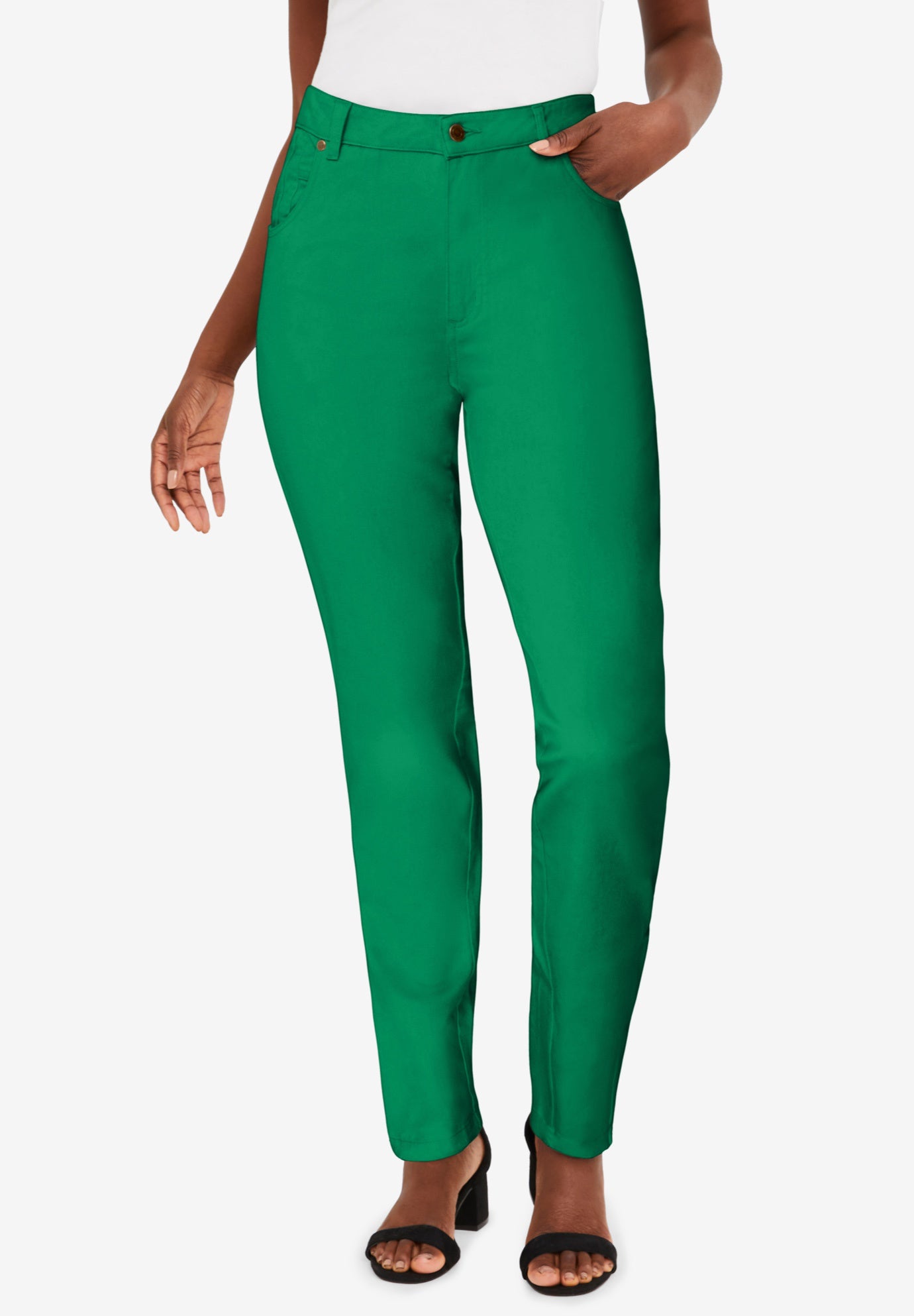 Classic Cotton Denim Straight-Leg Jean image number 0