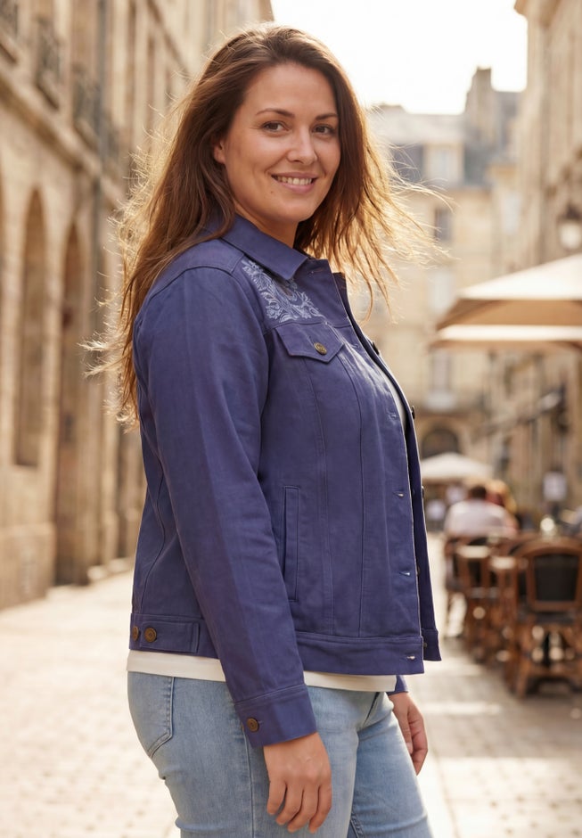 Classic Cotton Denim Jacket image number 2