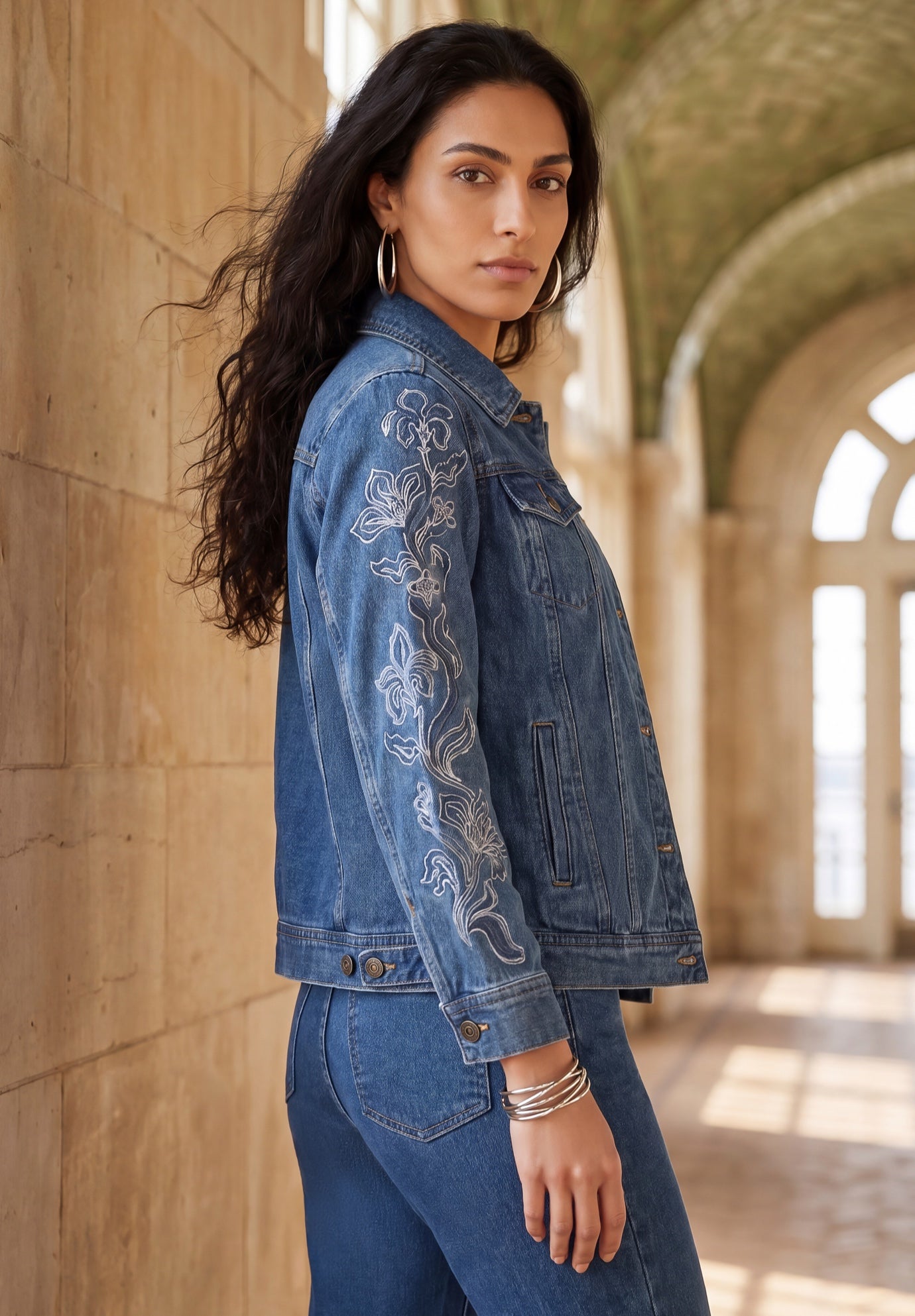 Classic Cotton Denim Jacket image number 2