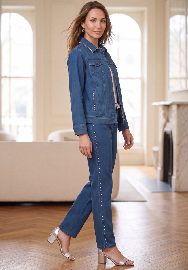 Classic Cotton Denim Jacket image number 1