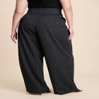 Corset Pinstripe Wide Leg Trouser image number null