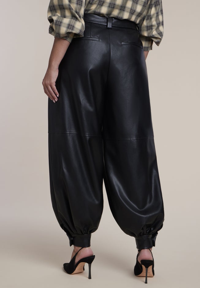 Faux Leather Balloon Pant image number 2