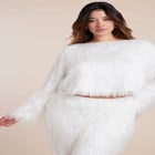 Textural Fringe Crop Top image number null