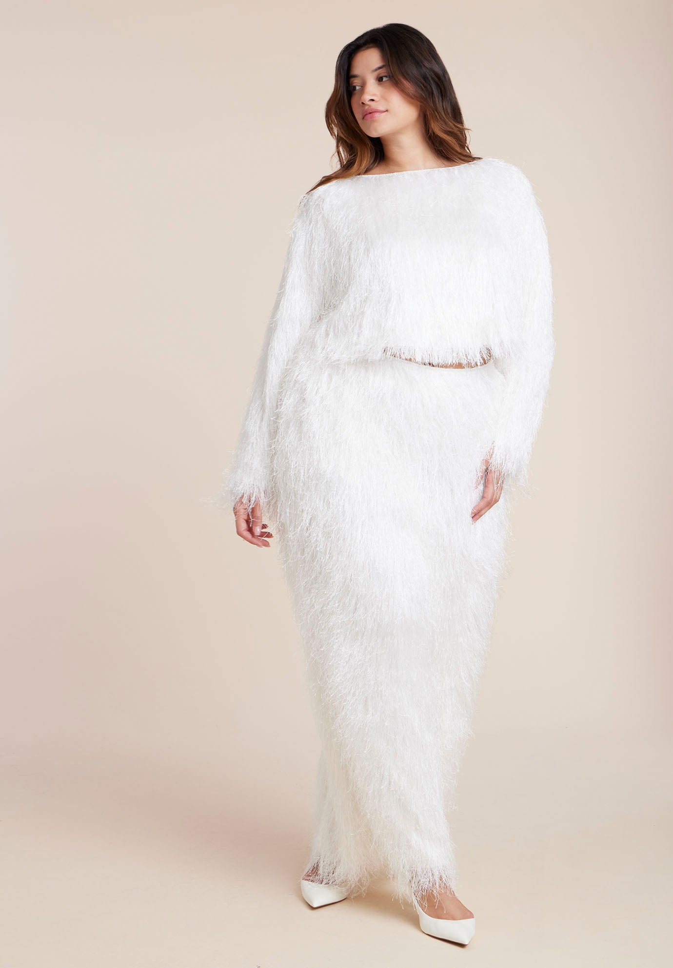 Textural Fringe Crop Top image number 3