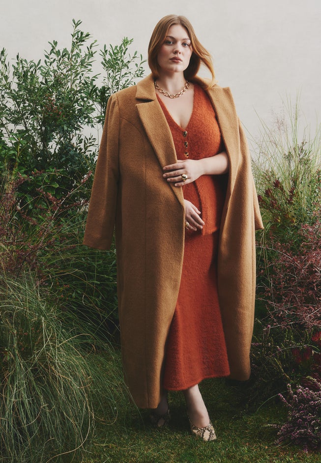 Fuzzy Maxi Sweater Skirt image number 4