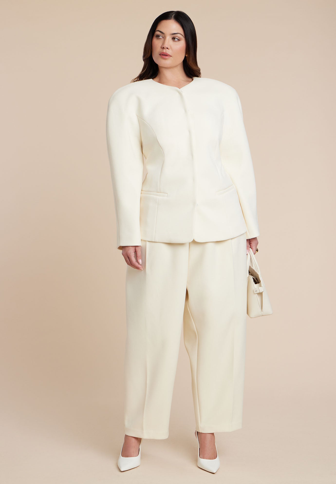 Rounded Hourglass Blazer image number 2