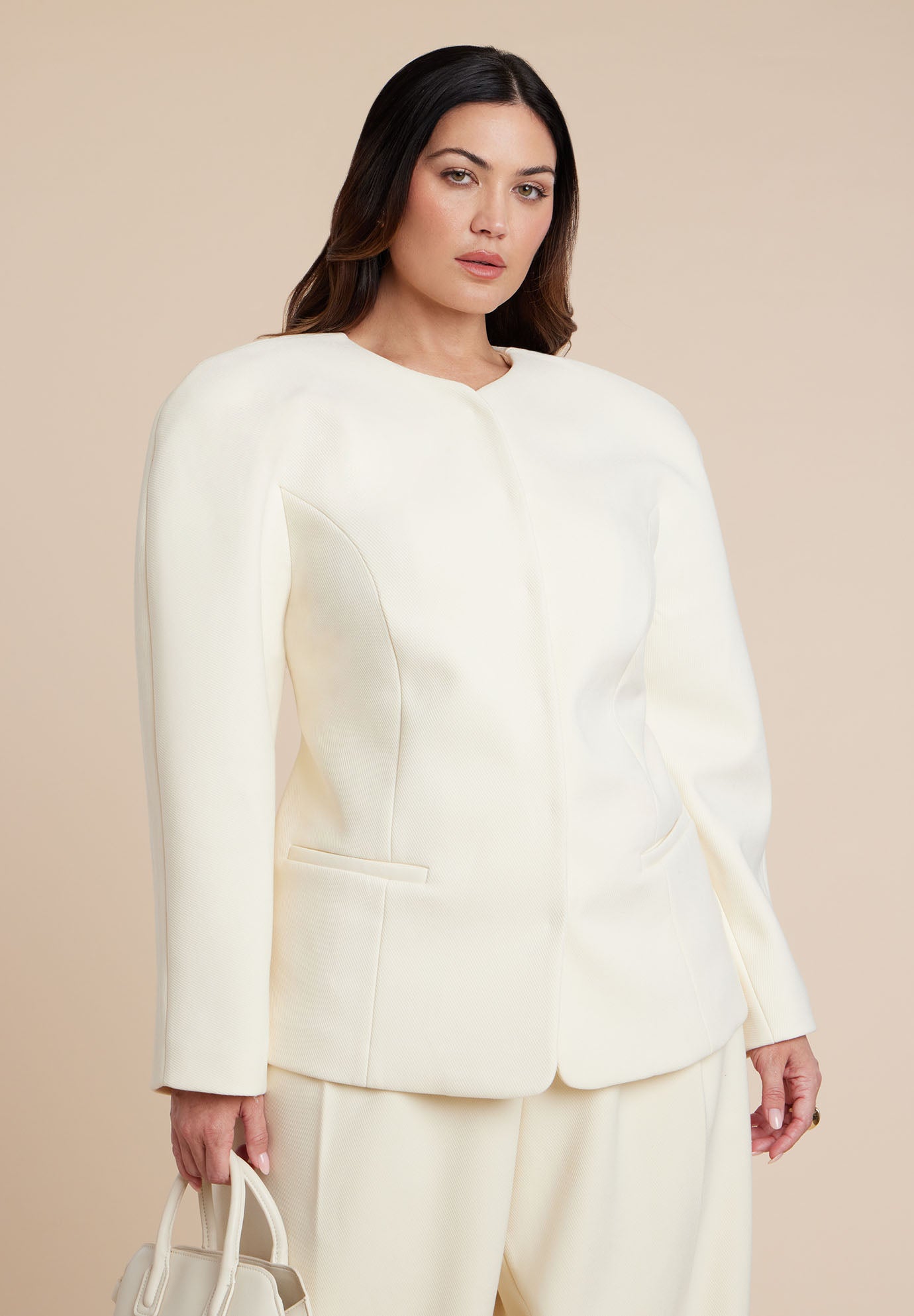 Rounded Hourglass Blazer image number 0