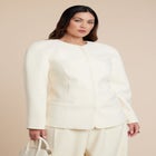 Rounded Hourglass Blazer image number null