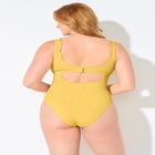 Crinkle Knot Front One Piece Swimsuit image number null