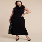 Tall Neck Sweater Dress image number null