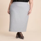 Heathered Column Maxi Skirt image number null