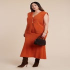 Fuzzy Sweater Vest image number null