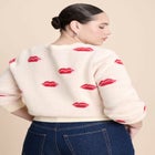 Scattered Lip Sweater image number null