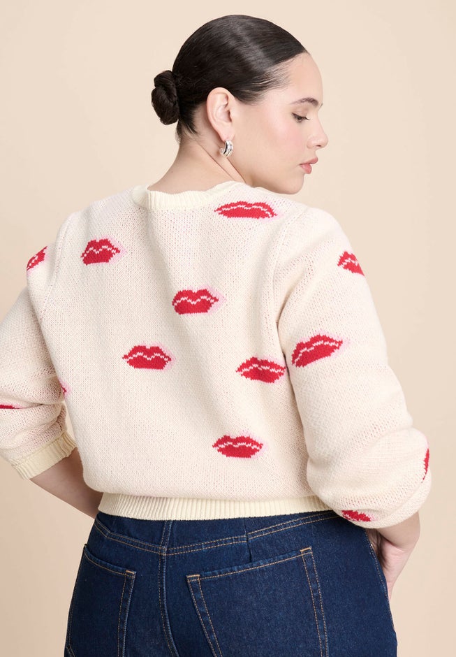 Scattered Lip Sweater image number 2