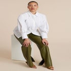 Button Up Cut Out Top image number null