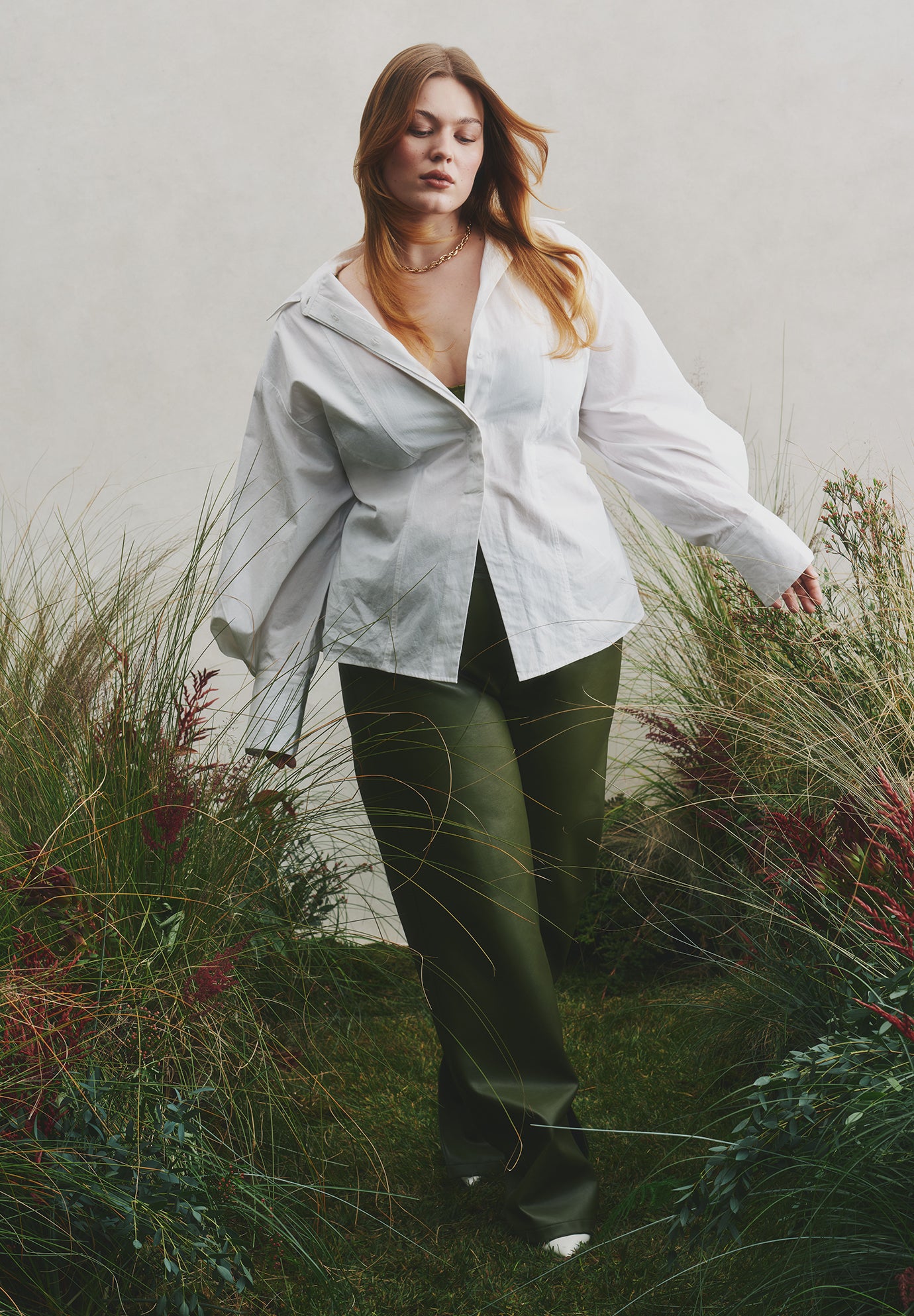 Button Up Cut Out Top image number 6