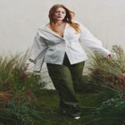 Button Up Cut Out Top image number null