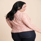 Printed Button Up Top image number null