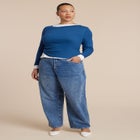 Layered Long Sleeve Top image number null