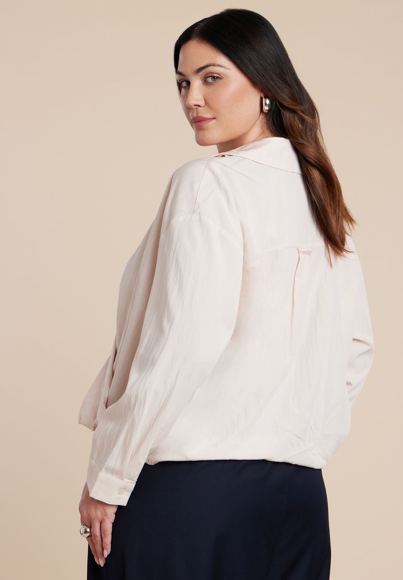 Surplice Collared Top image number 1