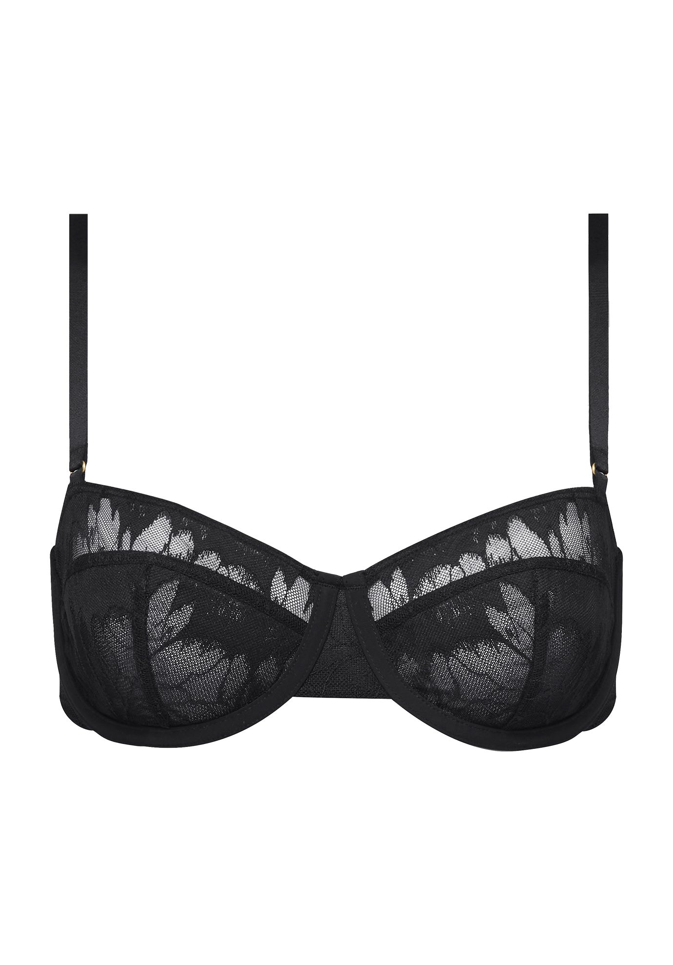 The Balconette- Floral Lace image number 1