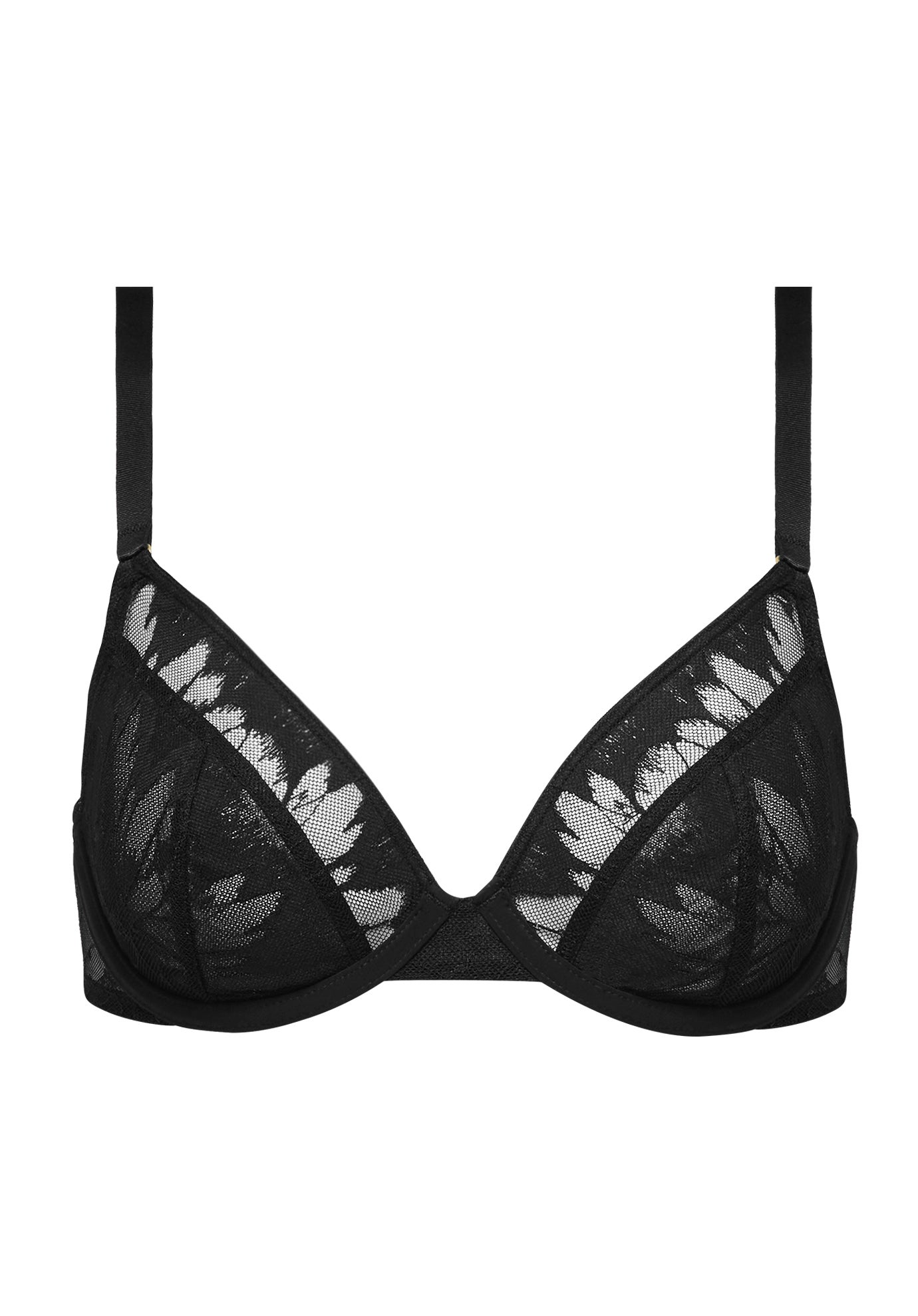 The Plunge- Floral Lace image number 1