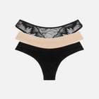 The Thong- Floral Lace image number null